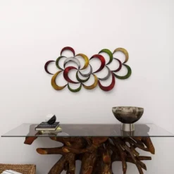 Metal Abstract Scalloped Wall Decor - Olivia & May -Olivia & May GUEST 5c794095 e066 4531 81fe a2608f34f54d