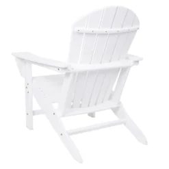 32"x37" Traditional Resin Adirondack Chair - White - Olivia & May -Olivia & May GUEST 5d9f7a42 0af7 4c65 93c2 419170978ee1