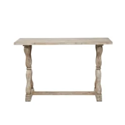Distressed Farmhouse Wood Console Table Brown - Olivia & May