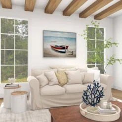 Canvas Sail Boat Framed Wall Art With Silver Frame - Olivia & May -Olivia & May GUEST 5dd19f61 f2ec 480a 8c4d c5291585c77b