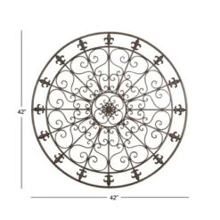 Metal Fleur De Lis Scrollwork And Wall Decor Black - Olivia & May 32 Metal Fleur De Lis Scrollwork And Wall Decor Black - Olivia & May -Olivia & May GUEST 5ddc962f 6eed 42ec a325 9d17654e0c07