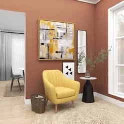 Metal Rectangle Wall Mirror With Thin Frame – Olivia & May -Olivia & May GUEST 5e7b4e8e 55d0 45ca 82d0 790ec006d006