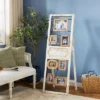 Wood 6 Slot Wall Photo Frame With Floor Stand Brown - Olivia & May -Olivia & May GUEST 5eb20cfc c320 4dee b921 e8aceeb93349