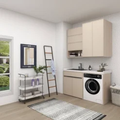 Wood Wall Mirror With Knot Detailing Blue - Olivia & May -Olivia & May GUEST 5f5b56af 404a 4ae5 8cff 2fe8dab69c09