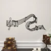 Metal Music Notes Wall Decor Black - Olivia & May -Olivia & May GUEST 6081e620 8b80 4d37 8910 f53ec93623ce