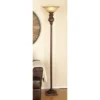 Metal Floor Lamp Torchiere Brown - Olivia & May -Olivia & May GUEST 6134ced1 c475 47a4 9ad0 c79dbb735bd7
