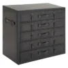 Vinyl 5 Drawer Buffet Dark Espresso - Olivia & May -Olivia & May GUEST 62bd0394 295b 47cf 869b fcd8b5440c79