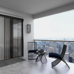 3pc Eclectic Metal Outdoor Seating Set - Black - Olivia & May -Olivia & May GUEST 6370cd35 8a7d 42c0 977b f4baa51b23f7