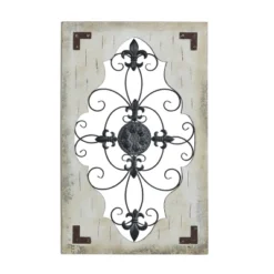 Rustic Wood Wall Decor Cream - Olivia & May -Olivia & May GUEST 63725aa1 0b0d 49e4 8801 09b9642ce20d