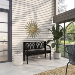 Farmhouse Wood Sitting Bench - Olivia & May -Olivia & May GUEST 6384b849 0bee 4e1b 8bd7 623e5ddb2989