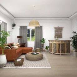 Rustic Wood Bar Brown - Olivia & May -Olivia & May GUEST 63df305d 22c7 4fef b525 6c0ee721ccb2