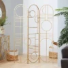 Modern Metal Room Divider Screen Gold - Olivia & May -Olivia & May GUEST 640af54a 6a73 40bf 92e2 2b9689d4db86