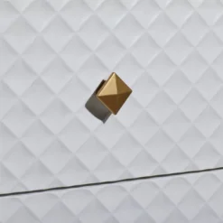 Modern 3 Drawer Wooden Chest White - Olivia & May -Olivia & May GUEST 6471da28 26ee 4c2e be00 437d86db0d9a