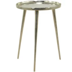 Mid-Century Modern Metal Accent Table - Olivia & May -Olivia & May GUEST 64af9a80 65b4 43f3 a8ce 86005cb02bca