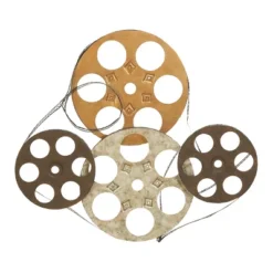 Metal Film Reels Wall Decor - Olivia & May -Olivia & May GUEST 652c17f2 9466 4ee6 81df fd4ff06402ec