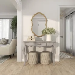 Farmhouse Vintage Console Table White - Olivia & May 32 Farmhouse Vintage Console Table White - Olivia & May -Olivia & May GUEST 654429a4 7990 4ca7 8689 d6f695f1b220