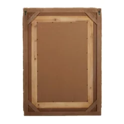 Bohemian Wood Rectangle Wall Mirror Brown - Olivia & May -Olivia & May GUEST 6642954b e76f 47e9 9c08 ff31bcf77b45