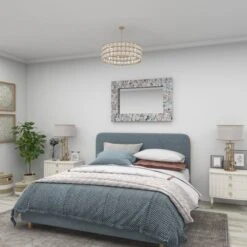 Glass Handmade Recycled Magazine Frame Wall Mirror Multi Colored - Olivia & May -Olivia & May GUEST 66b0fa8c 87ca 42f0 8b09 7019c0c0c955