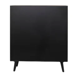 Bohemian Wood Cabinet Black - Olivia & May -Olivia & May GUEST 66d3fbc0 f908 4ff4 ab12 f72cf1041e14