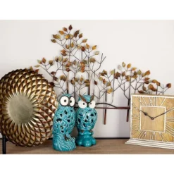 24" X 39" Traditional Metal Nature Wall Decor Brown - Olivia & May -Olivia & May GUEST 66ef6195 ed1f 480b 9862 c2acaff5b26a