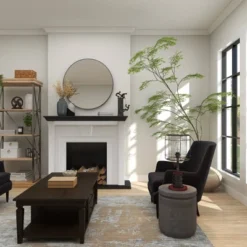 10" X 21" Industrial Accent Lamp With Iron Wire Cage Shade Red/Black - Olivia & May -Olivia & May GUEST 67020df0 89d4 4018 9a40 dc2d47f7ff1b