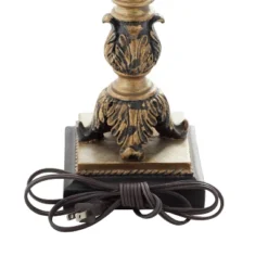 Metal Buffet Lamp With Drum Shade Set Of 2 Gold - Olivia & May -Olivia & May GUEST 67f05272 4fd0 4979 8b53 1dd75ea09167