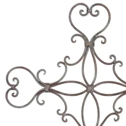 Metal Cross Scroll Wall Decor Black - Olivia & May -Olivia & May GUEST 682cf685 da79 4376 841b 043894dc3adc