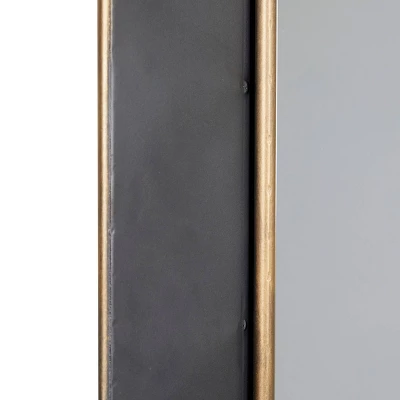 Industrial Metal Rectangle Wall Mirror Black - Olivia & May 6 Industrial Metal Rectangle Wall Mirror Black - Olivia & May - Image 4
