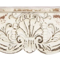 28" X 9" Rustic Fir Wood Wall Shelf - Olivia & May -Olivia & May GUEST 687f3afa 3ab6 488e b3c9 7ccf7516fa3c