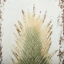 Metal Leaf Wall Decor Set Of 2 White - Olivia & May -Olivia & May GUEST 69989b62 27d4 4b90 92d0 bd2bb2bf0629