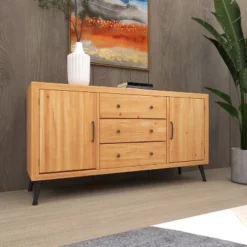 Modern Wood Sideboard Buffet Light Brown - Olivia & May 30 Modern Wood Sideboard Buffet Light Brown - Olivia & May -Olivia & May GUEST 69fd4a81 466a 49e6 ab32 a809bababdbd