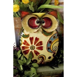 Eclectic Metal Owl Garden Sculpture Yellow - Olivia & May 11 Eclectic Metal Owl Garden Sculpture Yellow - Olivia & May -Olivia & May GUEST 6a471e0f 29f1 4749 98c7 ec4371094473