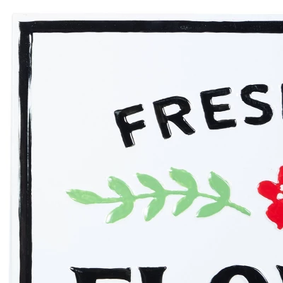 Farmhouse Metal Words And Text Wall Decor White/Gray - Olivia & May 4 Farmhouse Metal Words And Text Wall Decor White/Gray - Olivia & May - Image 2