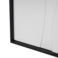 Olivia & May 31"x26" Wood Geometric Wall Decor Black Wood : Contemporary Style, Vertical Orientation, Sawtooth Hanging -Olivia & May GUEST 6afddd24 4814 433e b3a8 14d763deb2e0