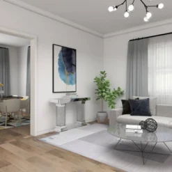 Glam Wood Console Table Clear - Olivia & May -Olivia & May GUEST 6b76356b 924e 4857 b73b 424d52b11a20