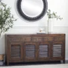 Rustic Wood Buffet Dark Brown - Olivia & May -Olivia & May GUEST 6bda929c 9d98 44a6 a9fe 6d71a10efc1d
