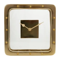 Aluminum Floating Clock - Olivia & May -Olivia & May GUEST 6ca302bf f4fc 4f67 81d5 62d107b98ef7