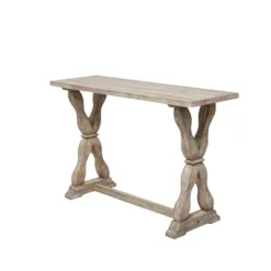 Distressed Farmhouse Wood Console Table Brown - Olivia & May -Olivia & May GUEST 6cc35aa8 7e83 4426 afe7 a2be30930c20