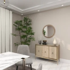 Contemporary Metal Wall Mirror Gold - Olivia & May -Olivia & May GUEST 6d37899d 90ab 4e03 9962 5dd056f46099