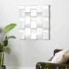 Glam Wood Geometric Wall Mirror Silver - Olivia & May -Olivia & May GUEST 6e0115a0 bba0 428a a83c e1f5d9c9806b