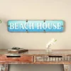 8"x36" Wooden Sign Wall Decor Blue - Olivia & May: Nautical Theme, MDF Carved Art, Vertical Orientation -Olivia & May GUEST 6eab4757 a3b4 42c9 84a5 21915caafe5c