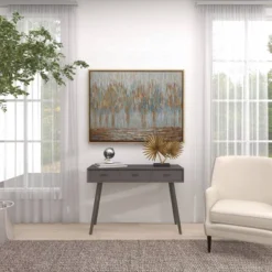 Modern 3 Drawer Wood Console Table Black - Olivia & May -Olivia & May GUEST 6ef5541e acff 4c5a 8b63 1d402fd63ee0