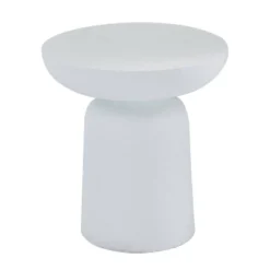 18"x17" Contemporary Garden Stool - White - Olivia & May -Olivia & May GUEST 7001a4a3 a46e 428f be4d d32effeef062