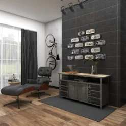 Industrial Wood Buffet Gray - Olivia & May -Olivia & May GUEST 700761ff 3b61 4b93 943d 612566f8ced2