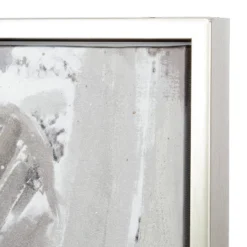 Canvas Landscape Trees Framed Wall Art With Silver Frame White - Olivia & May -Olivia & May GUEST 70852e4c 467a 4d1b 8387 446e074b352c