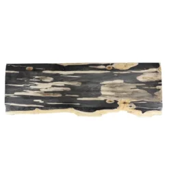 Contemporary Petrified Wood Console Table Brown - Olivia & May -Olivia & May GUEST 71aa2bf8 0ebe 46de a881 684353948219
