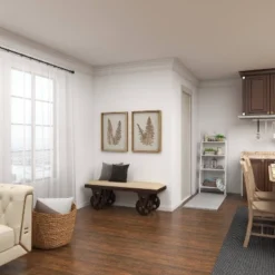 Industrial Wood Bench Brown - Olivia & May -Olivia & May GUEST 7209a9e4 95d7 4d09 8a61 a11b4bb217e2