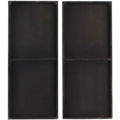 Contemporary Wood Wall Mirror Set Of 2 Brown - Olivia & May 34 Contemporary Wood Wall Mirror Set Of 2 Brown - Olivia & May -Olivia & May GUEST 72bde4a1 f9e9 4b91 9948 be2610e65459