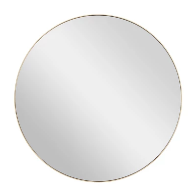 Contemporary Wood Round Frameless Wall Mirror - Olivia & May 19 Contemporary Wood Round Frameless Wall Mirror - Olivia & May - Image 17