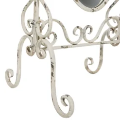 Vintage Metal Console Mirror White - Olivia & May 9 Vintage Metal Console Mirror White - Olivia & May -Olivia & May GUEST 7303280a c2bf 42e6 8aa8 6f6b6c889aff